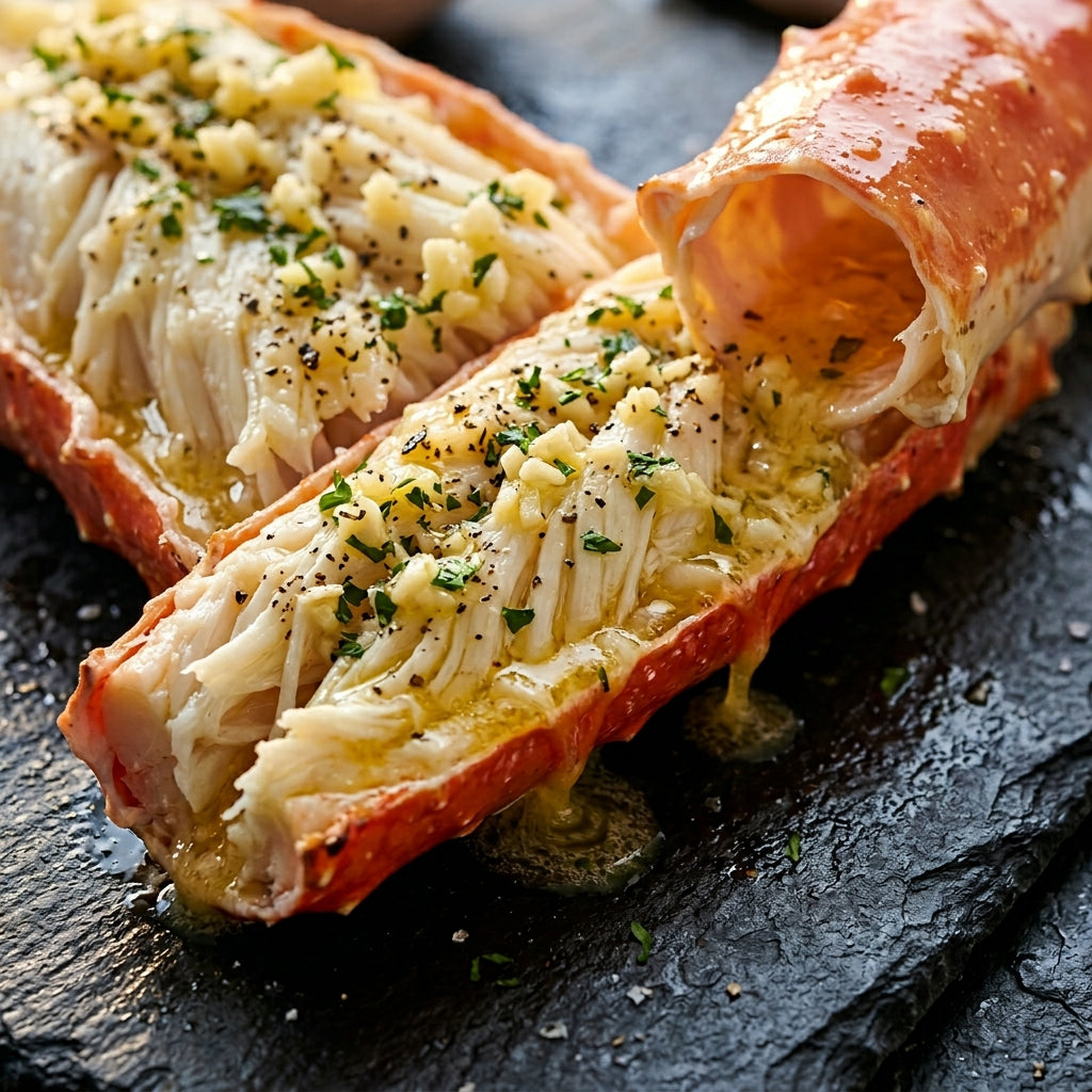 Direct from the Bering Sea: Colossal Alaskan Red King Crab Legs - 100% Wild Caught & Meaty (Ships Frozen)